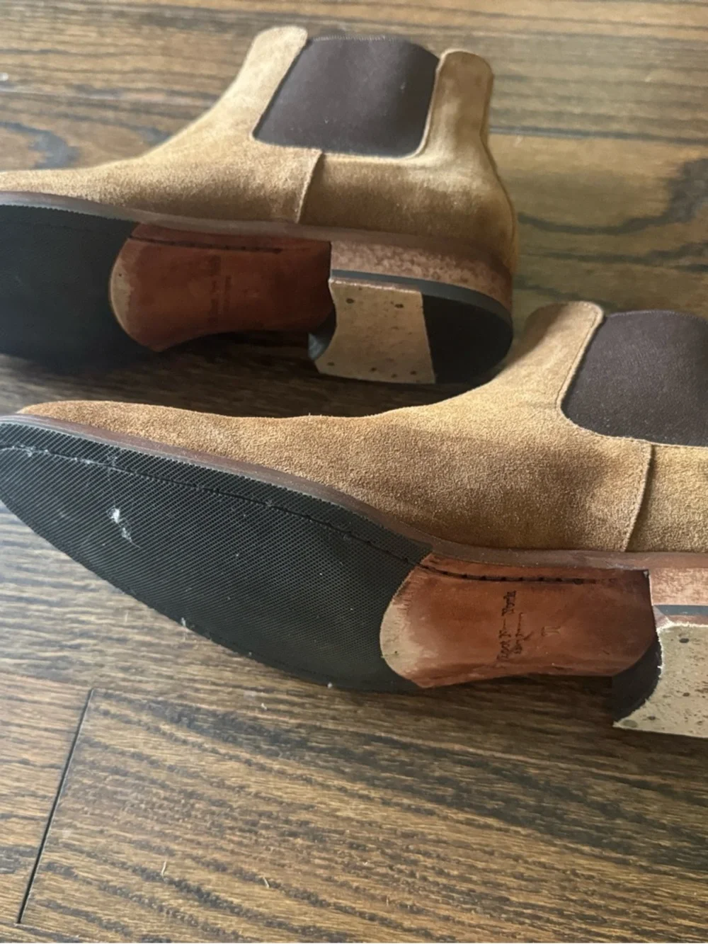 To Boot Suede Chelsea Boots in Brown- Like New - Picture 5 of 6